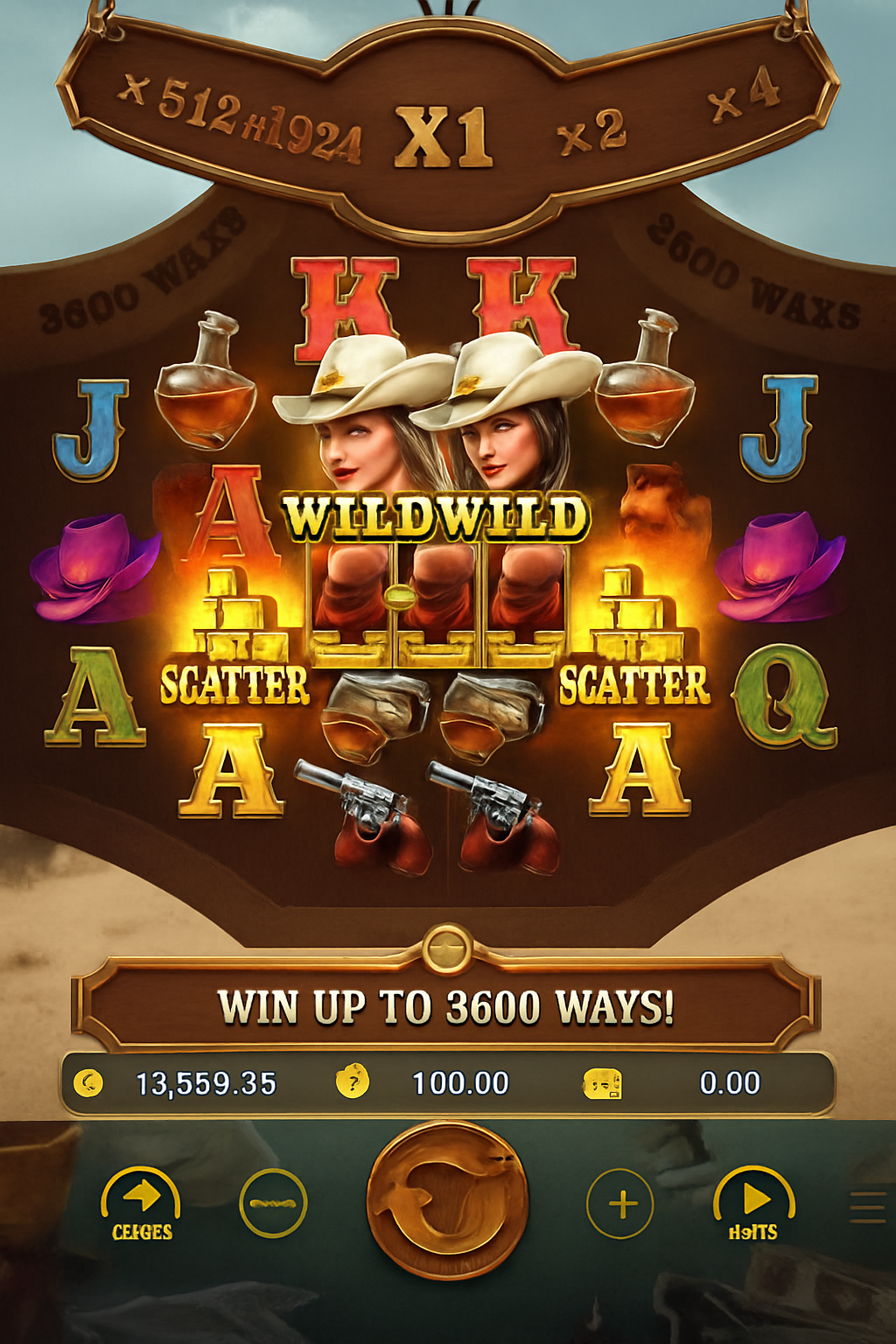 Wild Bounty Showdown gameplay